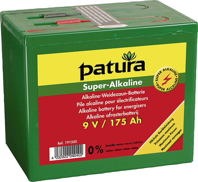 PATURA Super-Alkaline Weidezaun-Batterie 9 V