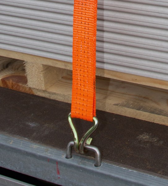 KERBL Ratschenzurrgurt mit Spitzhaken, 2-teilig, orange