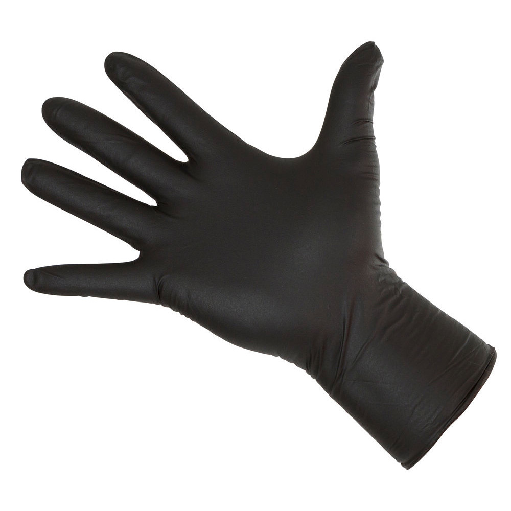 KERBL Einmalhandschuhe Nitril Long Black