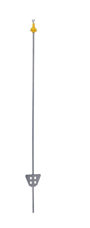 PULSARA Federstahlpfahl 1,05 m mit Drahtöse, (25 Stück)