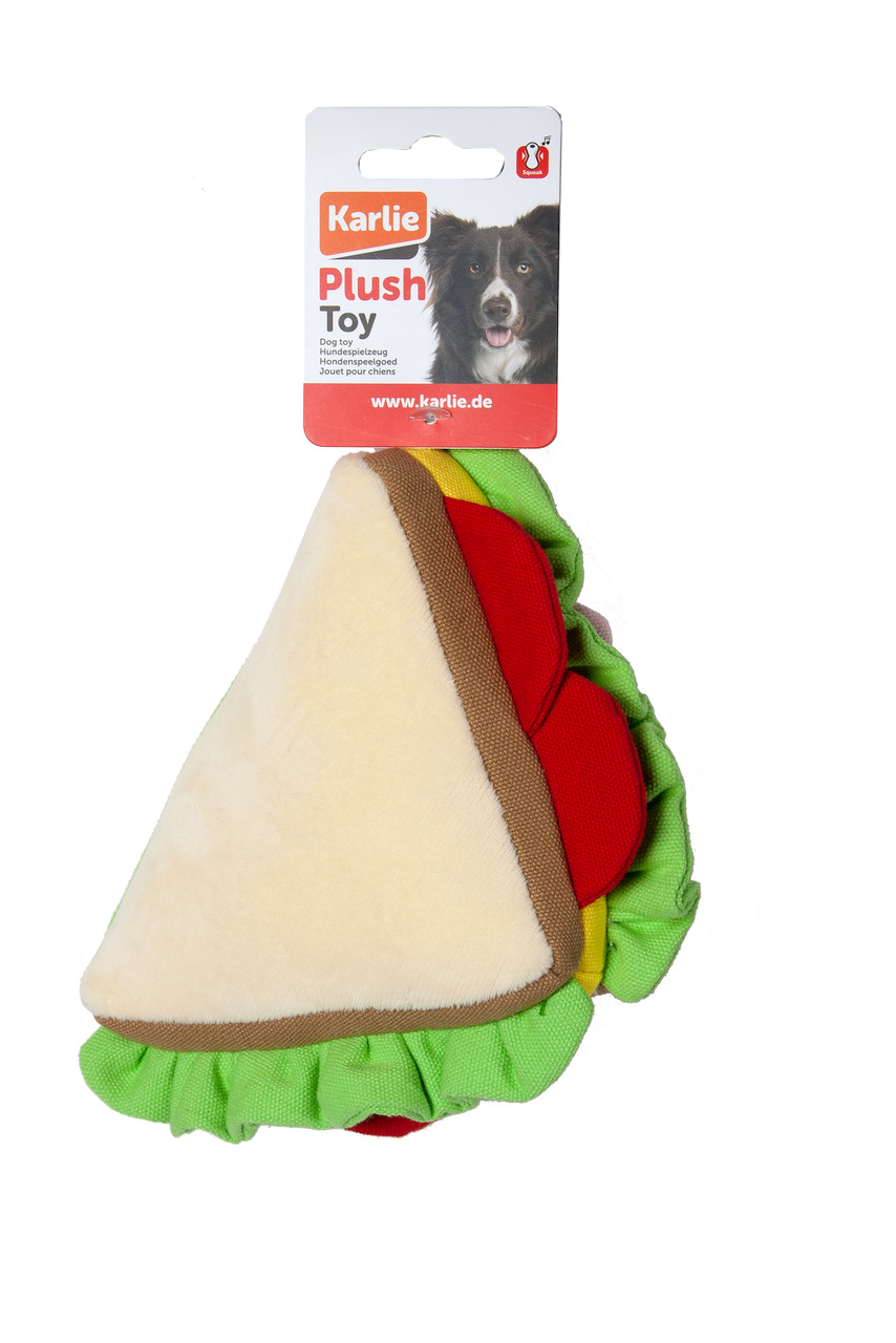 Hundespielzeug Plüsch Sandwich
