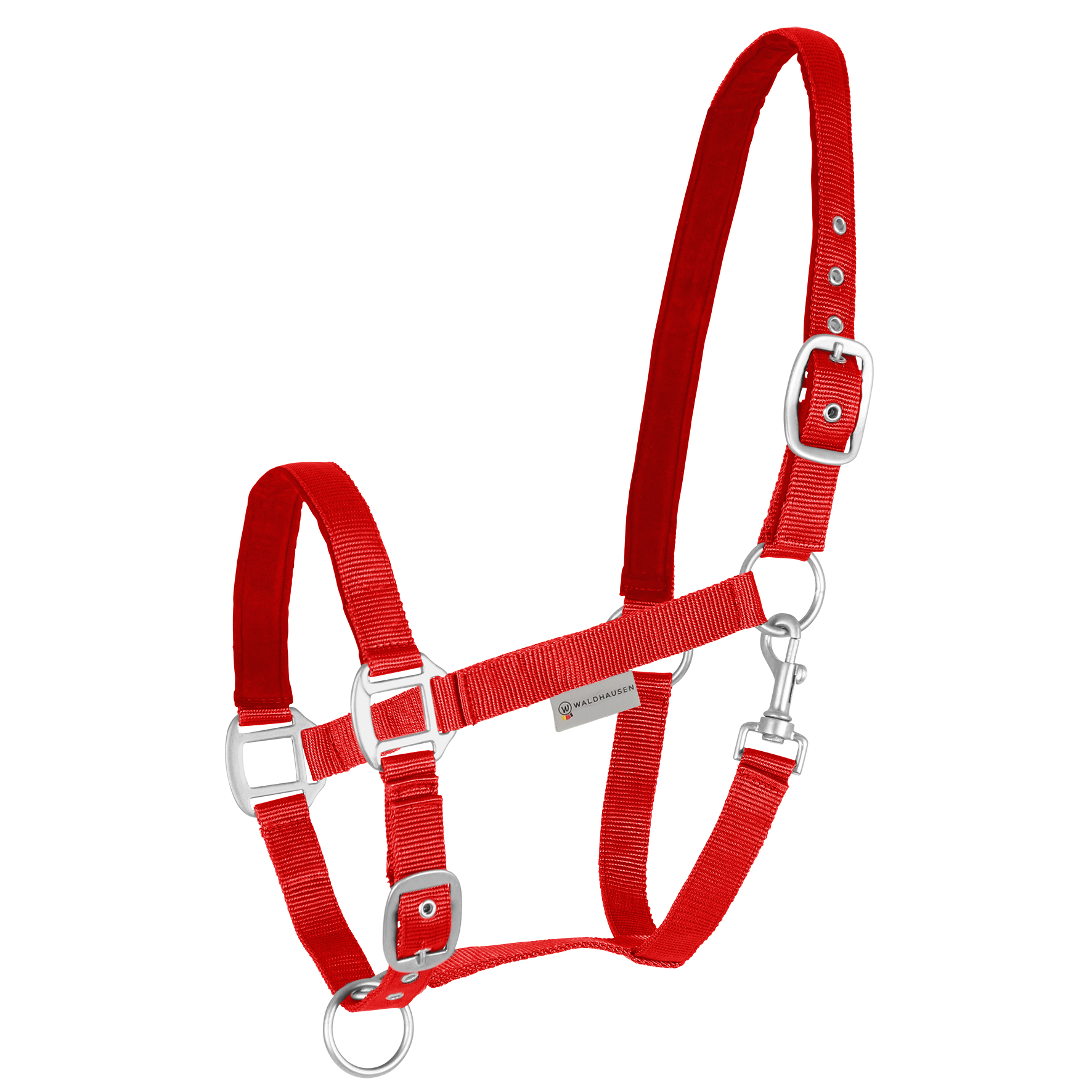 WALDHAUSEN Halfter Satin, rot