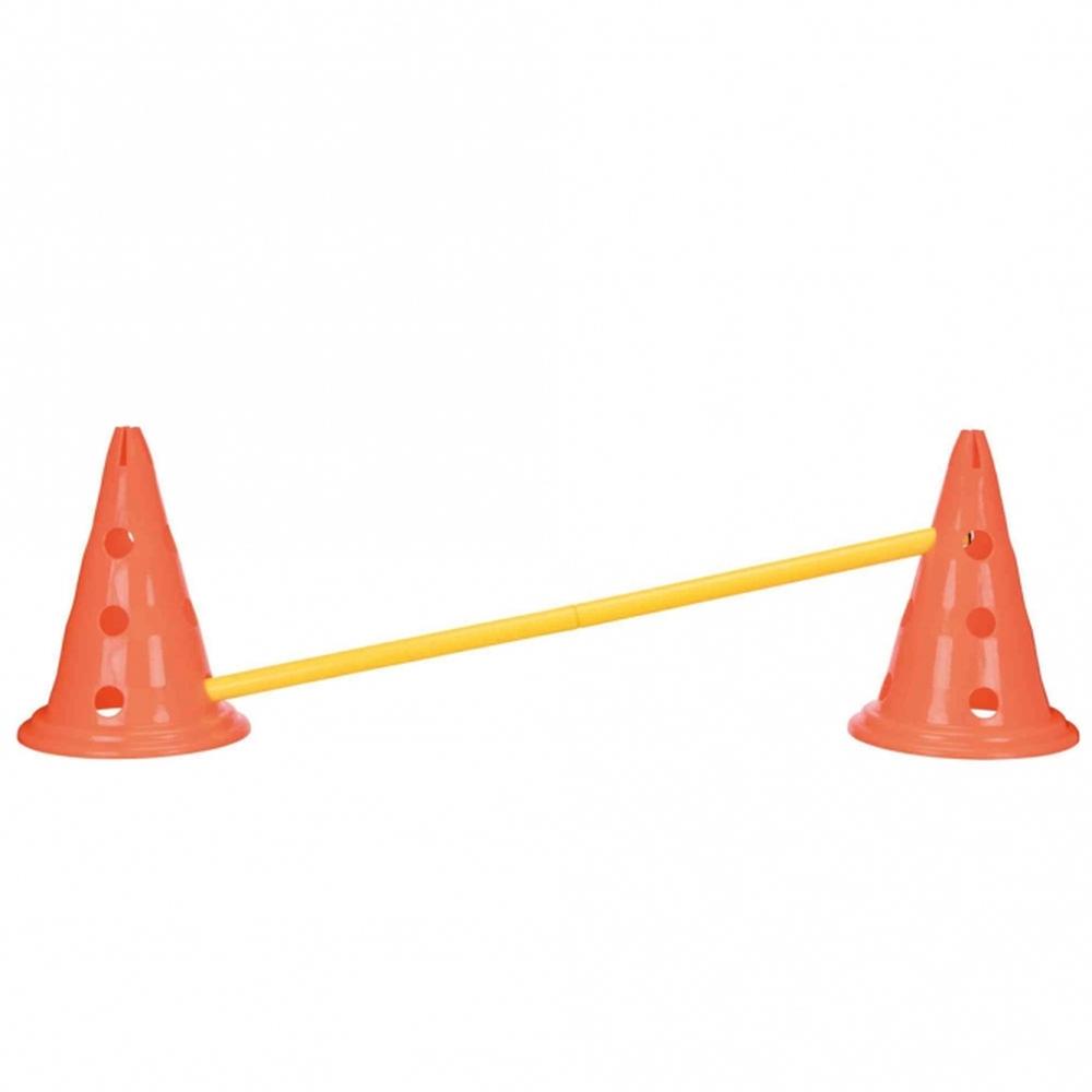 TRIXIE Pylonen-Hindernis 3er Set - ø 23 × 30 cm/78 cm, orange/gelb