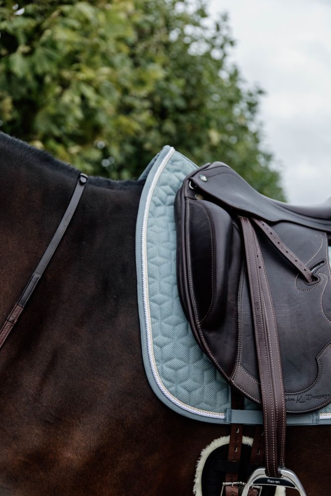 KENTUCKY® HORSEWEAR Schabracke Wolle Dressur, hellblau