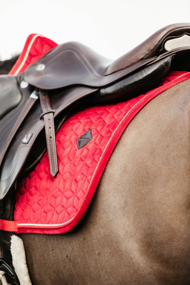 KENTUCKY® HORSEWEAR Schabracke Velvet Springen, rot