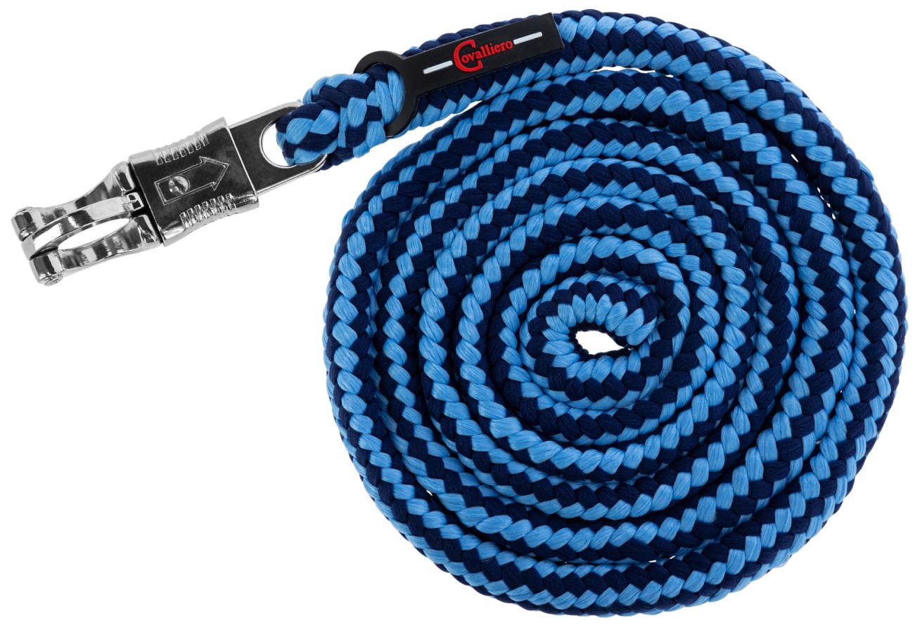 KERBL Führstrick Hippo, Panikhaken, hellblau/dunkelblau 