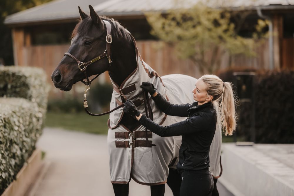 KENTUCKY® HORSEWEAR Anatomic Lederhalfter, braun