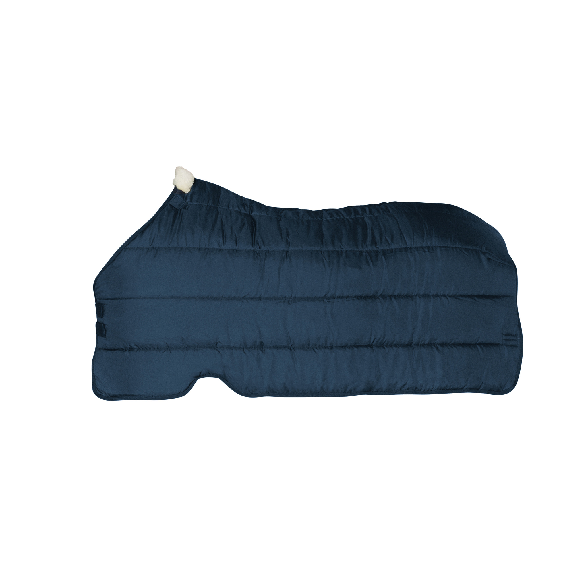 KENTUCKY® HORSEWEAR Turnout Rug Comfort Liner Pro 300g, navy Dunkelblaue Unterdecke Comfort Liner Pro für Pferde, horizontal gesteppt und mit weißem Widerristpolster.