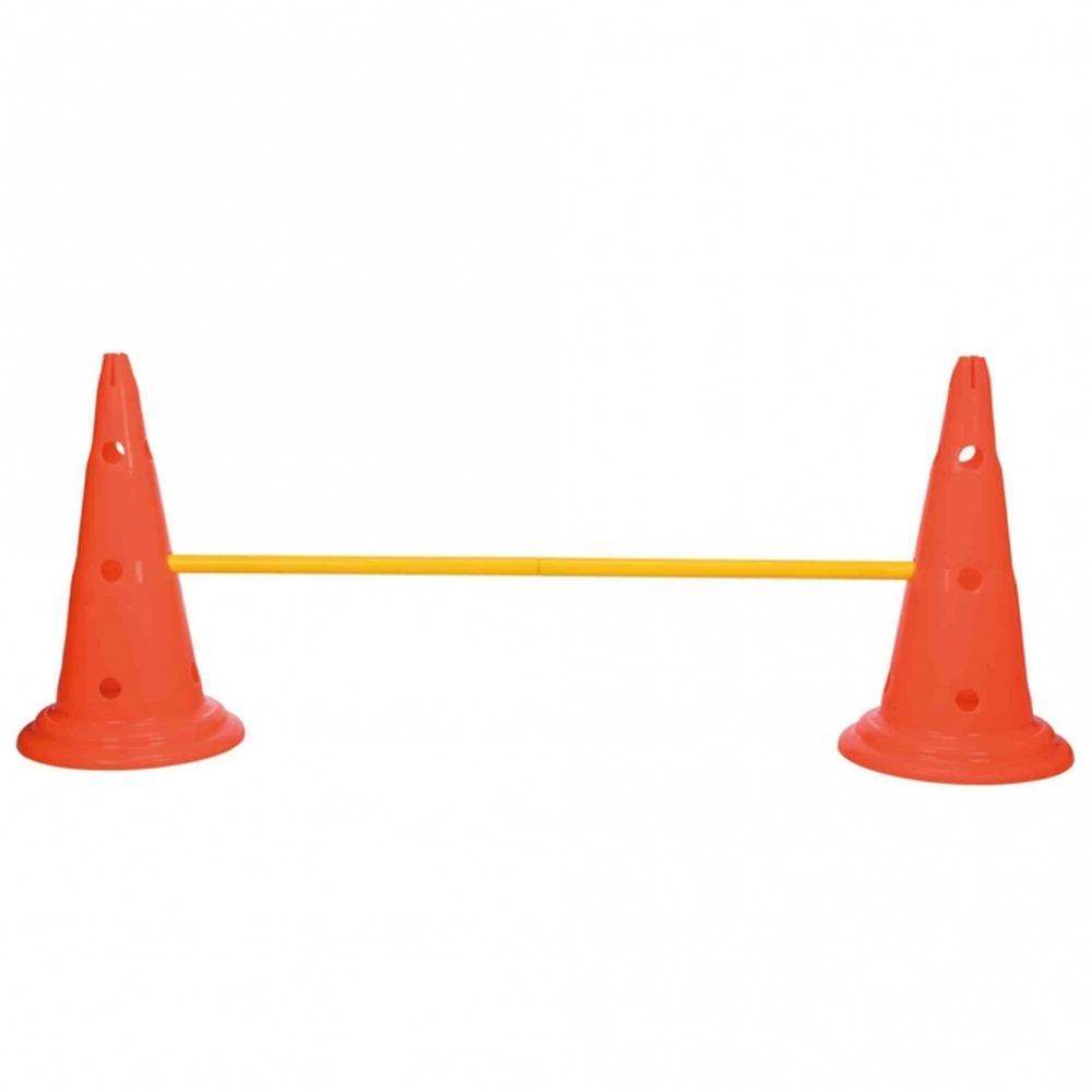 TRIXIE Pylonen-Hindernis 2er Set - ø 30 × 50 cm/100 cm, orange/gelb