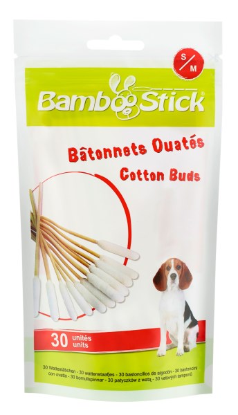 KERBL Wattestäbchen Bamboo Stick