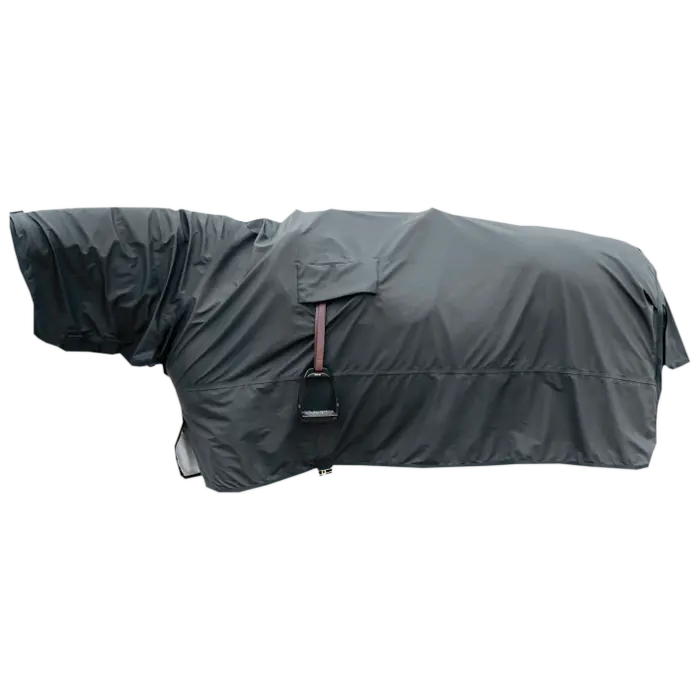 KENTUCKY® HORSEWEAR Regendecke Hurricane mit Steigbügelöffnung, grau
