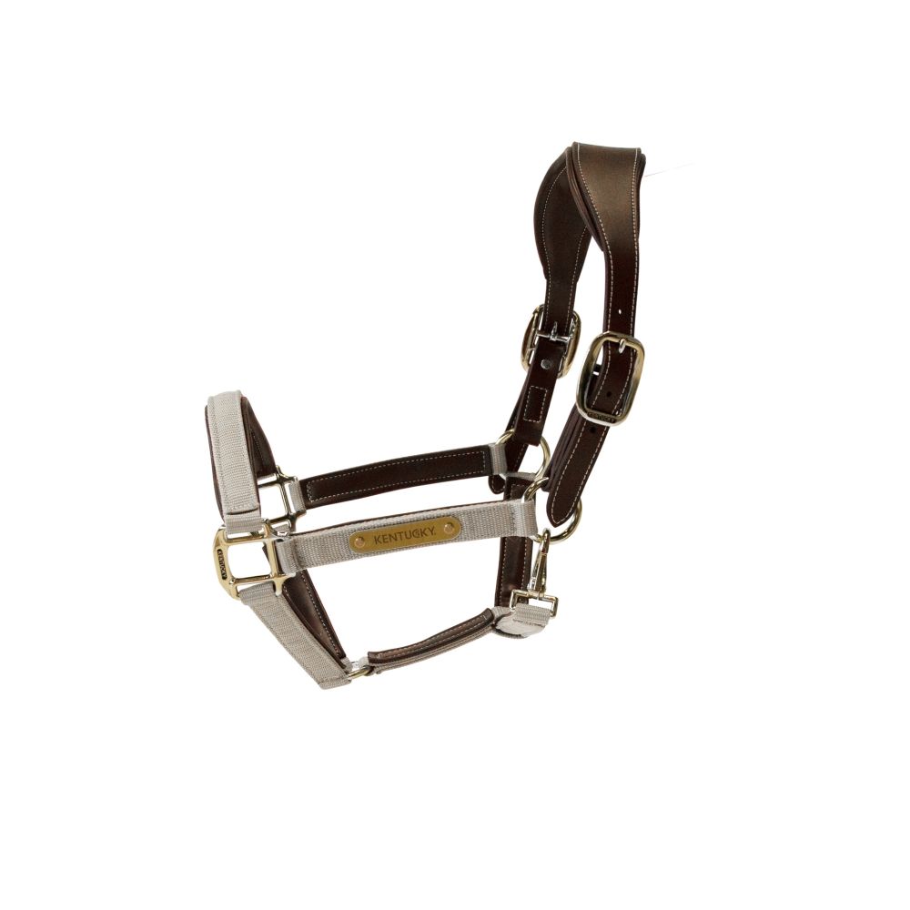 KENTUCKY® HORSEWEAR Anatomic Nylon Halfter, beige
