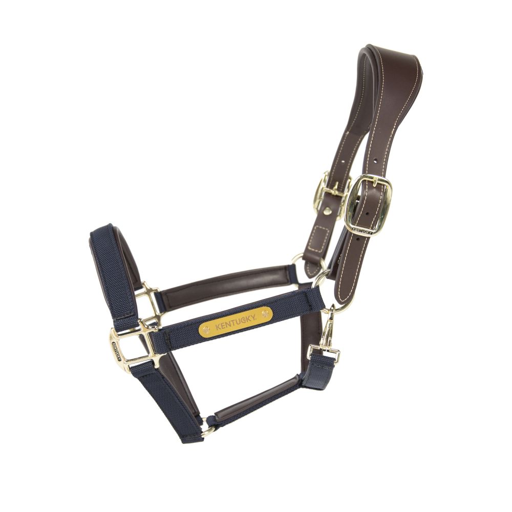 KENTUCKY® HORSEWEAR Anatomic Nylon Halfter, marine