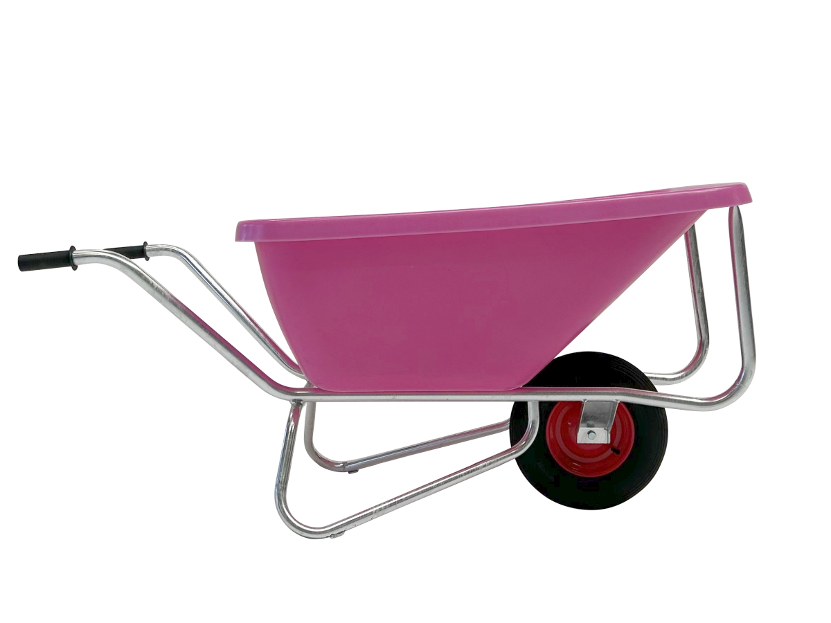 GROWI® Compactkarre Big Ben 1-rädrig 180 l in pink