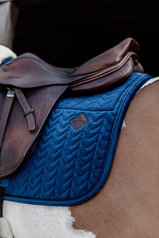 KENTUCKY® HORSEWEAR Skin Friendly Schabracke Velvet Springen, marine
