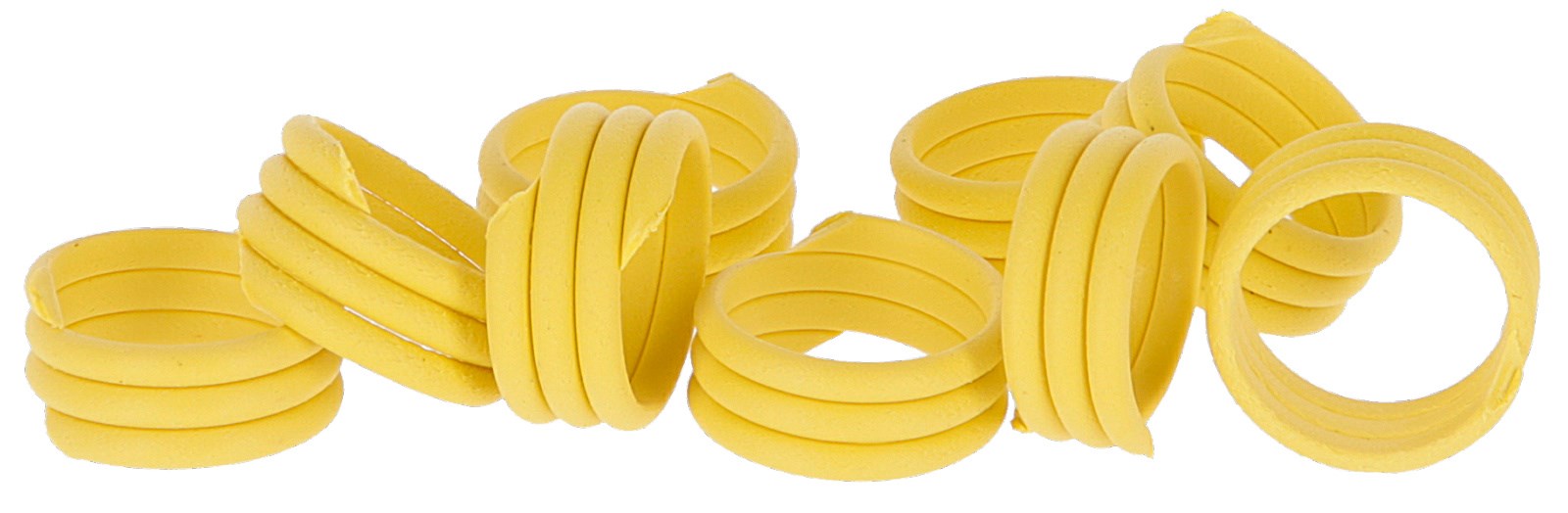 KERBL Spiralringe, gelb, 100 Stück 