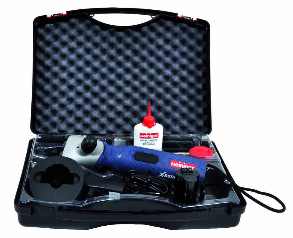 HEINIGER XPLORER Akku-Schermaschine mit Messer-Set 21/23 