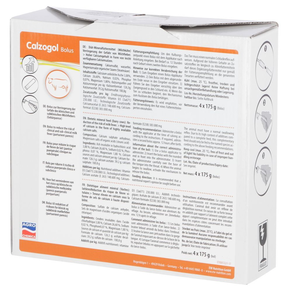 Calzogol Bolus Kalzium-Bolus (Milchfieber)
