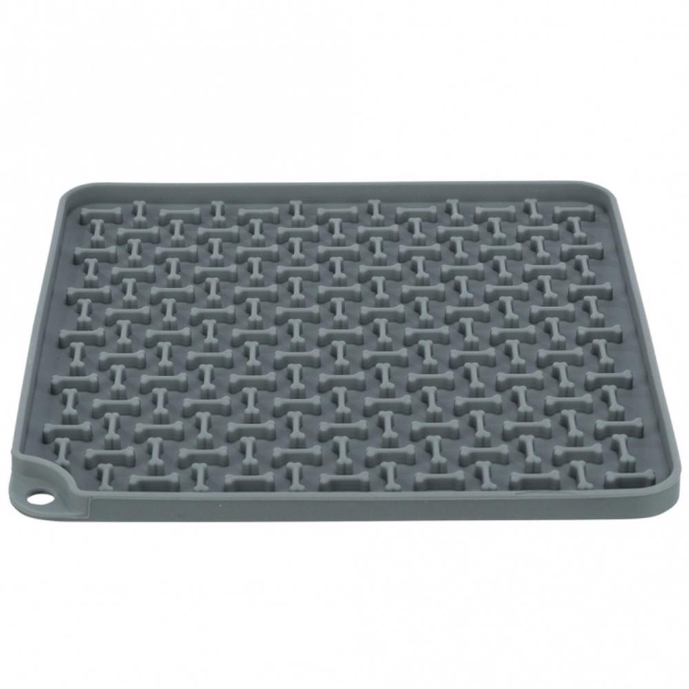 TRIXIE Lick’n'Snack Matte quadratisch, dunkelgrau
