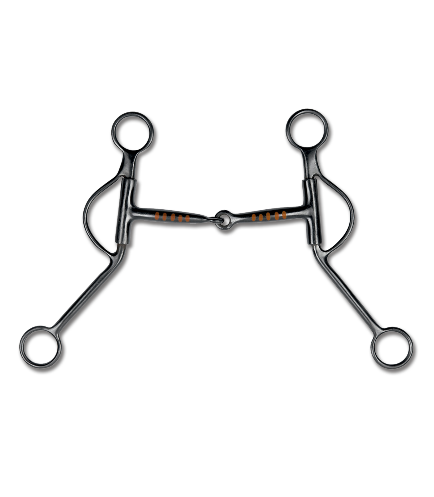 WALDHAUSEN Snaffle Bit mit Shanks 13,5 cm