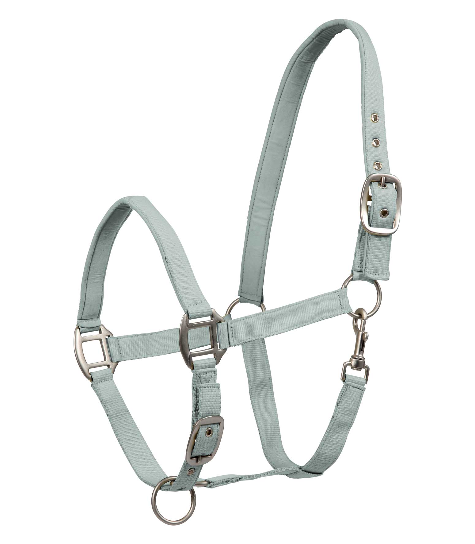 WALDHAUSEN Halfter Satin, silberblau