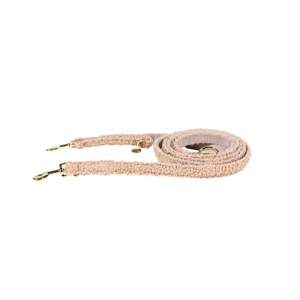 KENTUCKY® DOGWEAR Hundeleine aus Teddyfleece 200 cm, beige