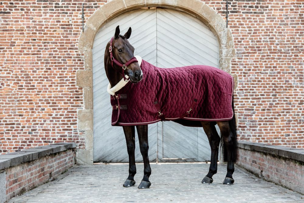 KENTUCKY® HORSEWEAR Turnierdecke Velvet , bordeaux