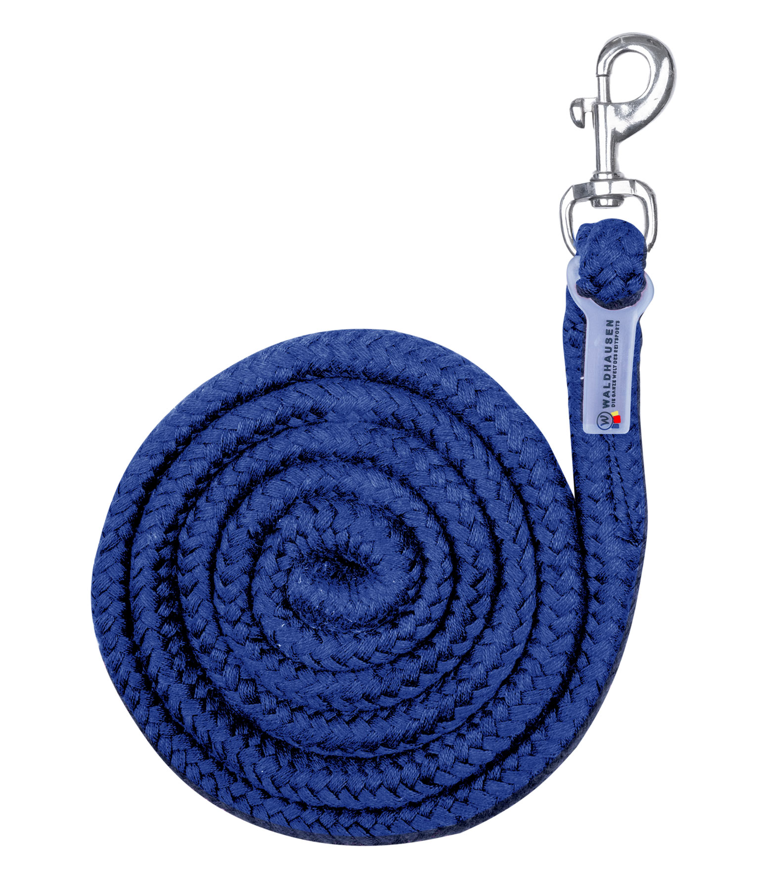 WALDHAUSEN Anbindestrick Economic - Karabinerhaken, saphirblau