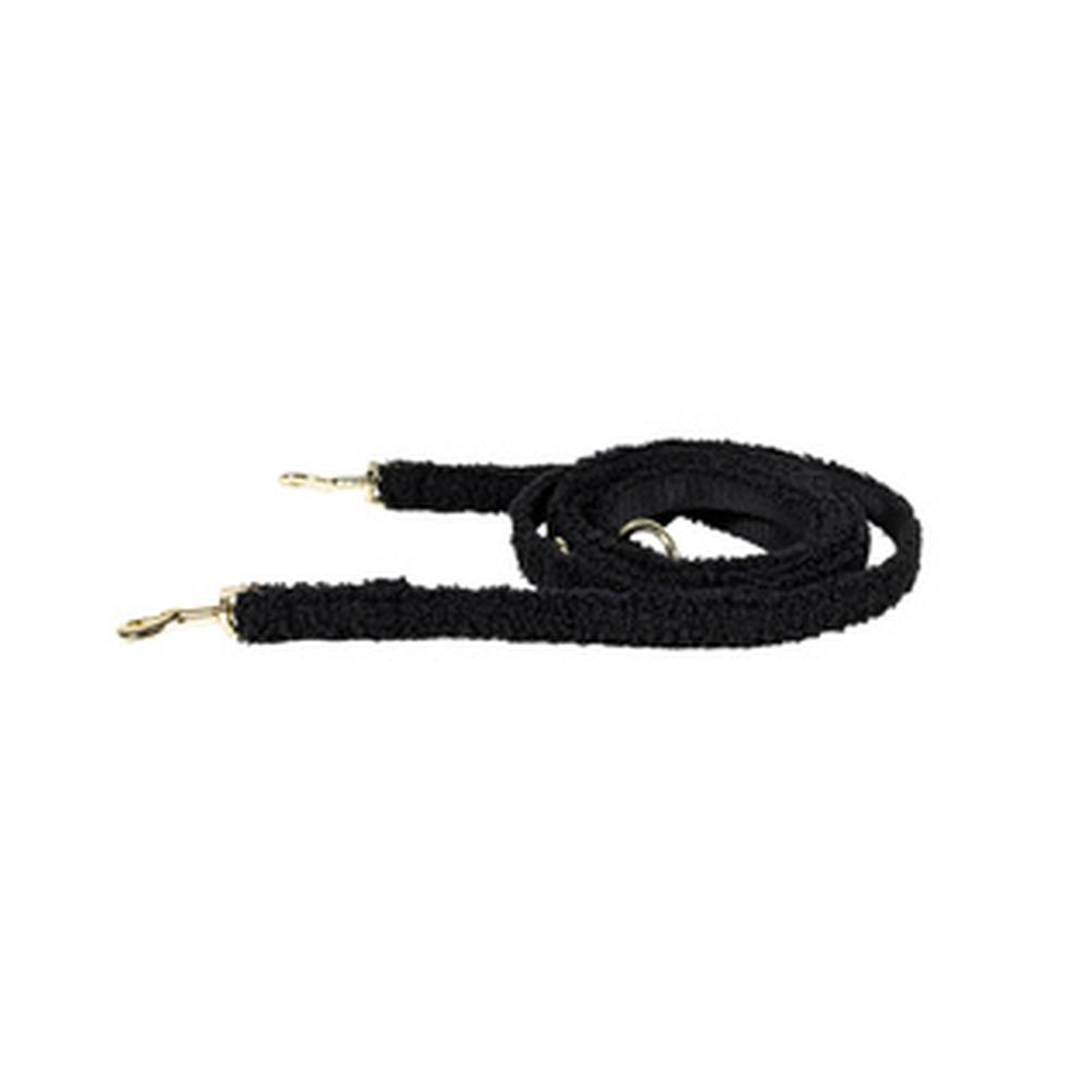 KENTUCKY® DOGWEAR Hundeleine aus Teddyfleece 200 cm, schwarz