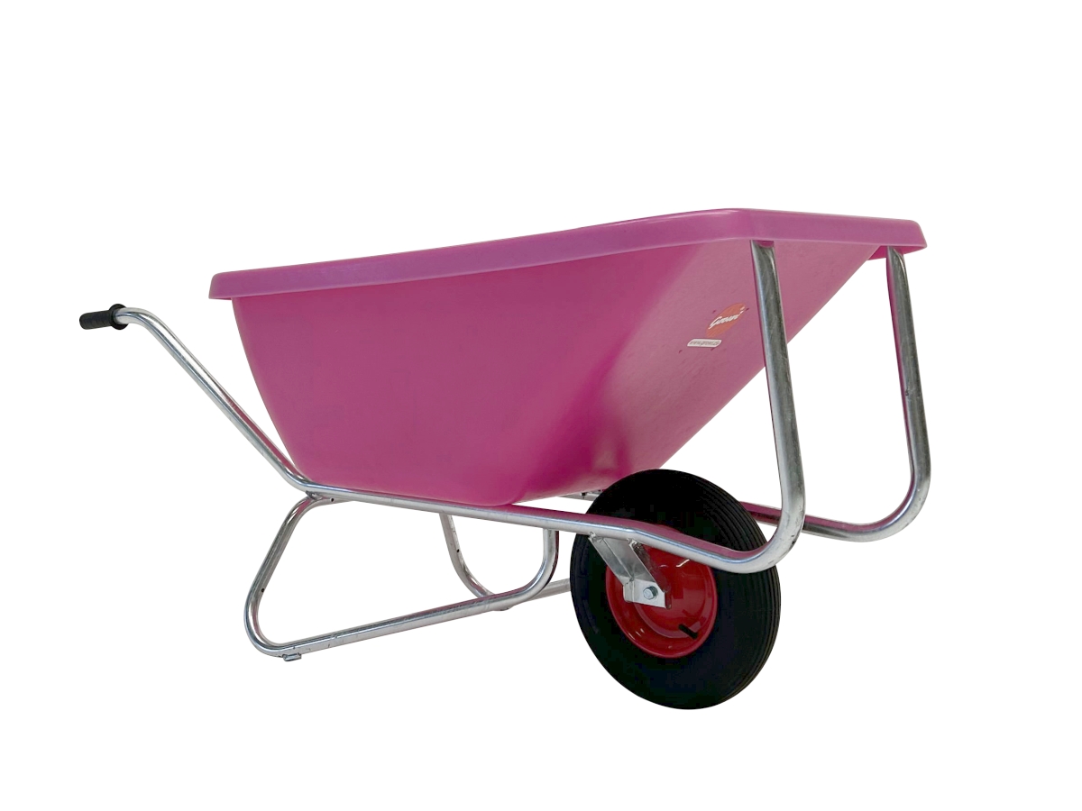 GROWI® Compactkarre Big Ben 1-rädrig 180 l in pink