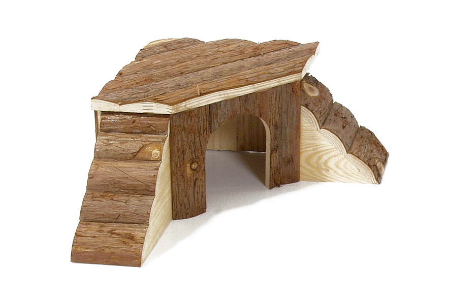 Wonderland Naturholzhaus mit Leiter