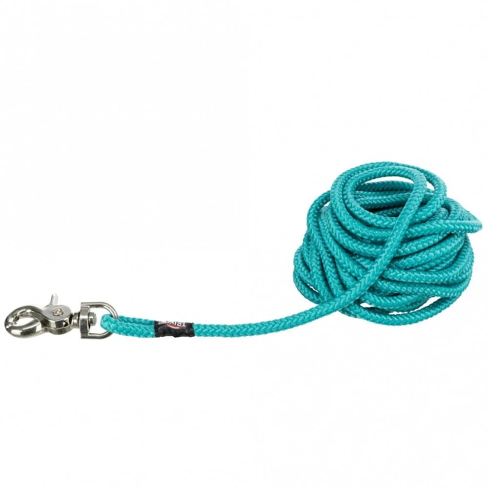 TRIXIE Schleppleine aus Segeltau mit Trigger Snap Hook, rund