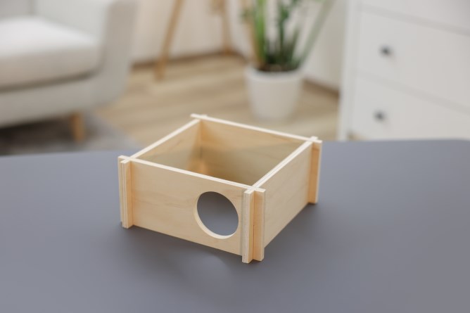 KERBL Hamsterhaus natural 20 x 20 x 10 cm