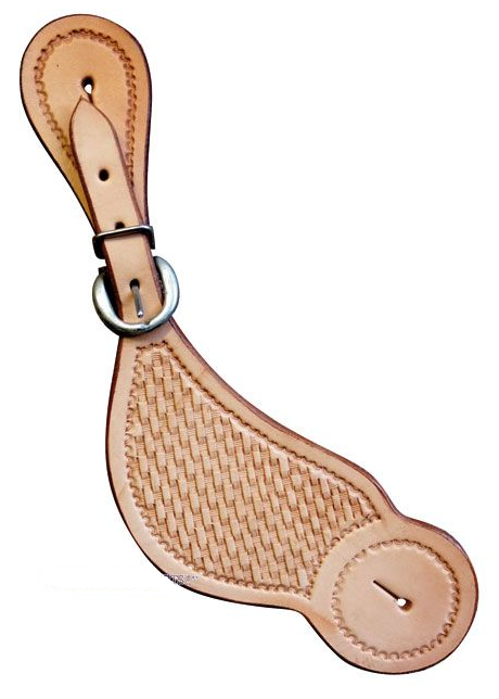 WESTERN IMPORTS® SPURSTRAB BASKET TOOLED
