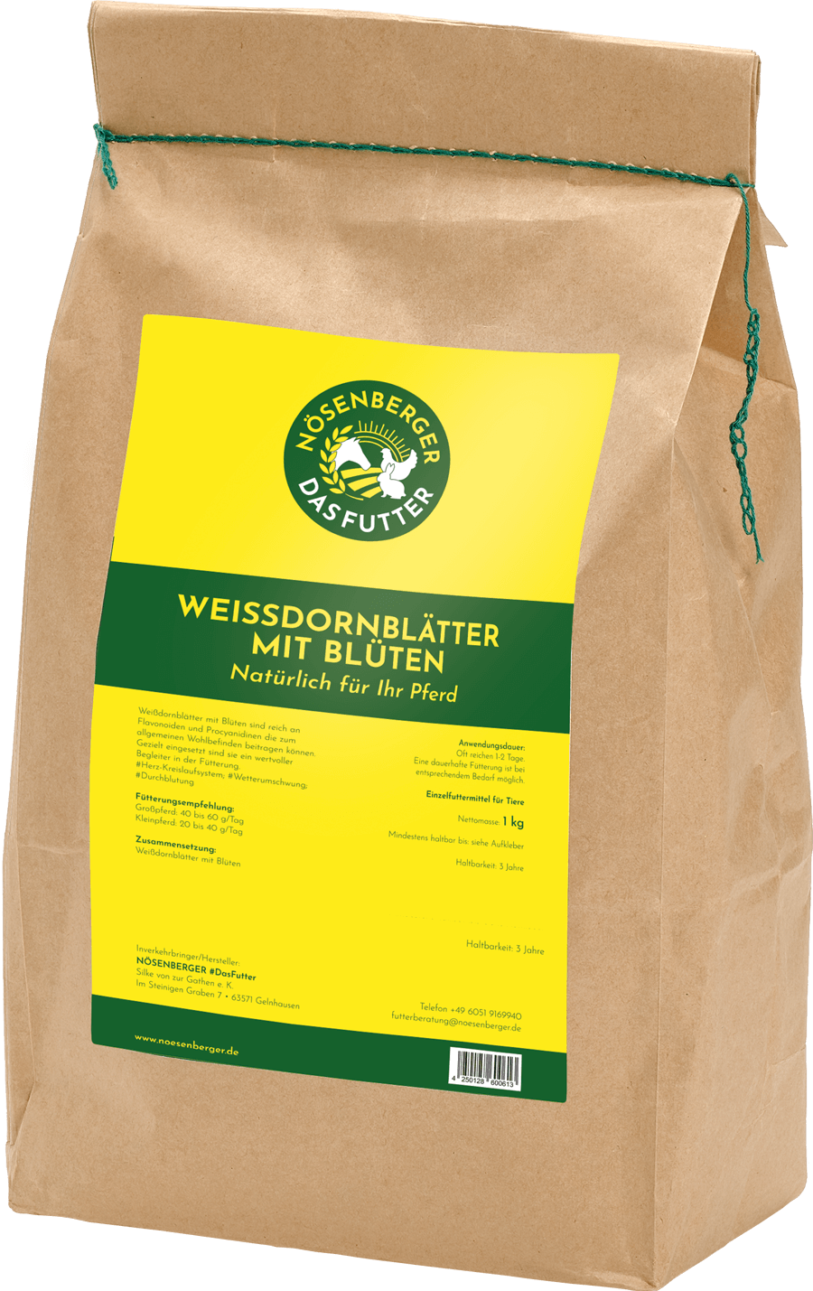 NÖSENBERGER Weißdornblätter mit Blüten