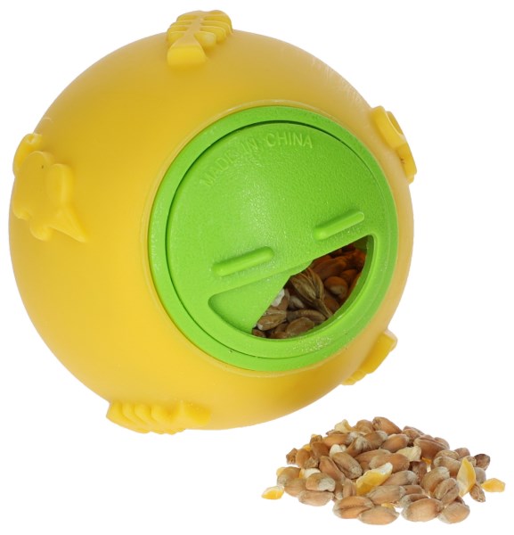 KERBL Snackball für Hühner ø 7,5 cm, gelb