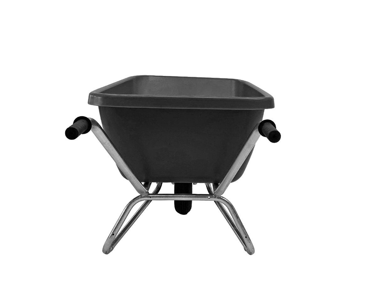 GROWI® Compactkarre Big Ben 1-rädrig 180 l in schwarz
