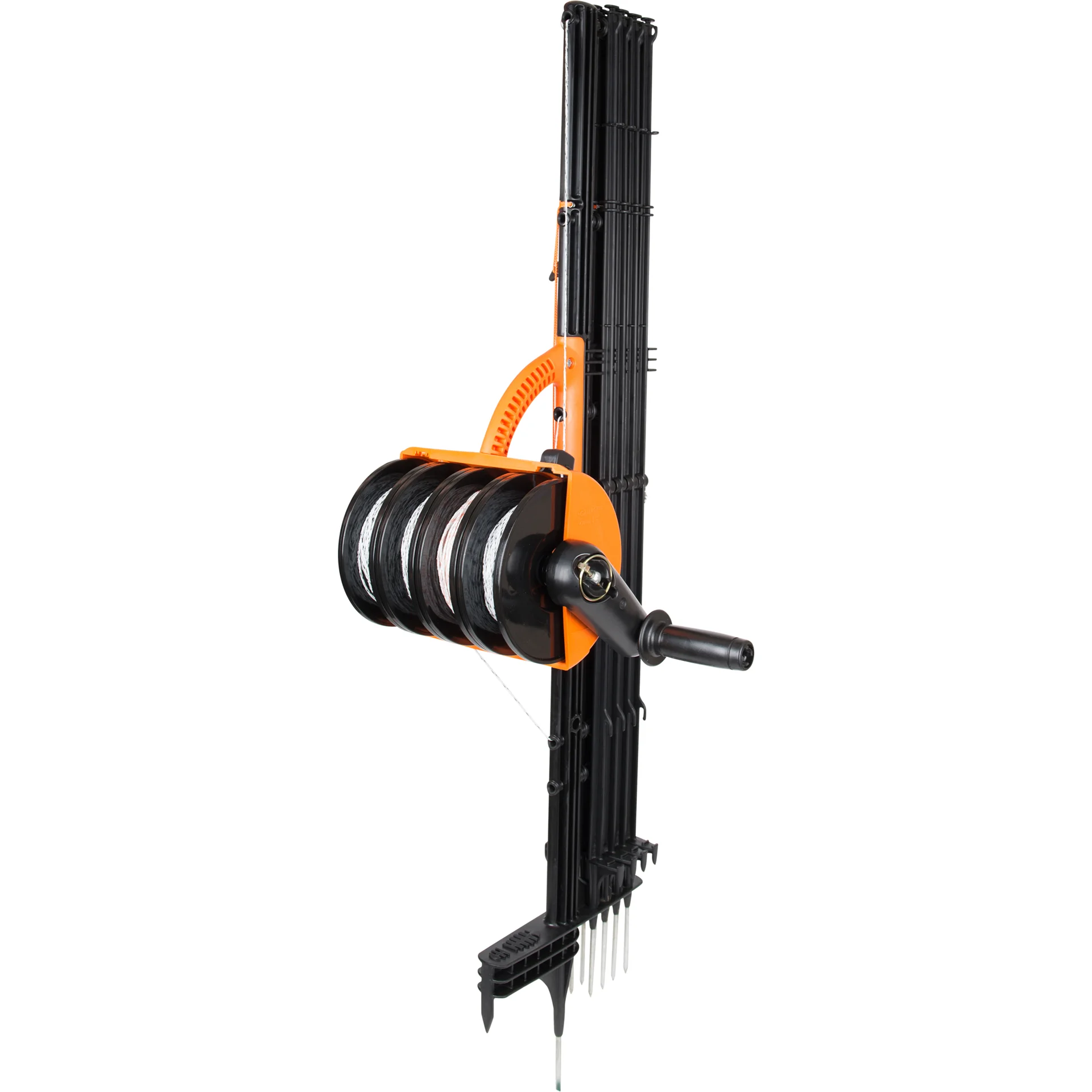 GALLAGHER SmartFence V2 (4 Stück) - 10 Pfähle, 4 Drähte und Rollen in einem System