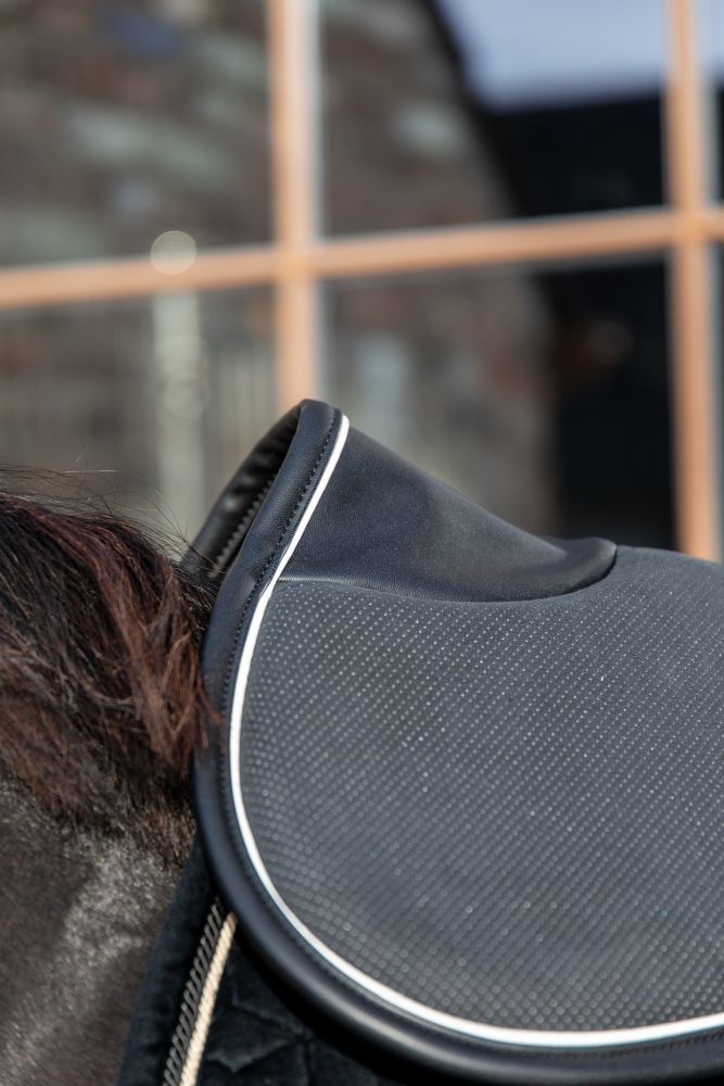 KENTUCKY® HORSEWEAR Sattelpad Absorb, schwarz/weiß/schwarz