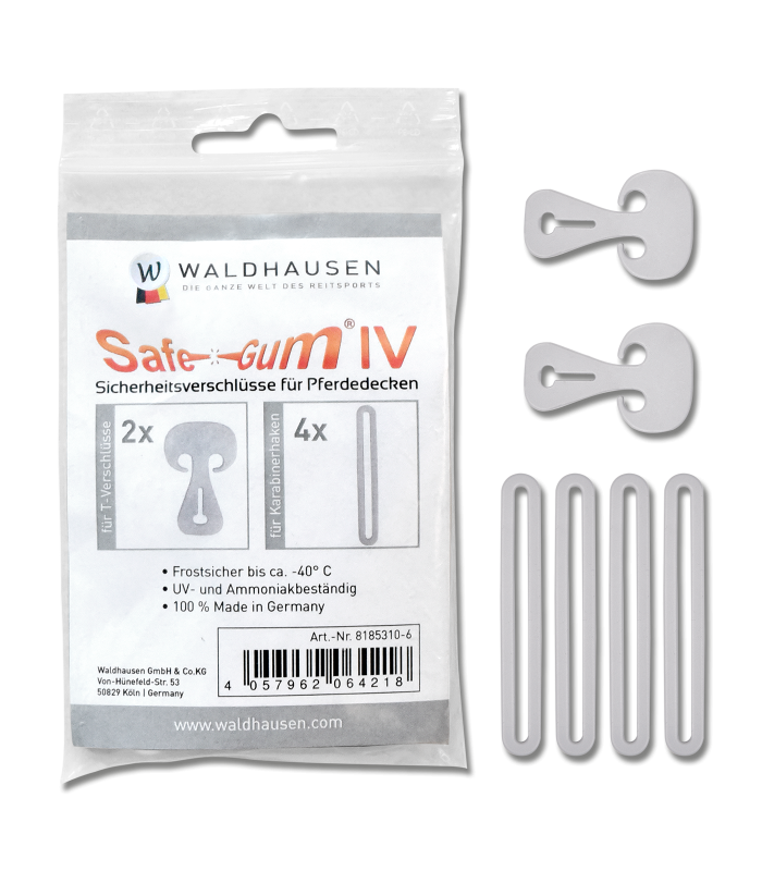 WALDHAUSEN Safe-Gum, 6er Set gemischt