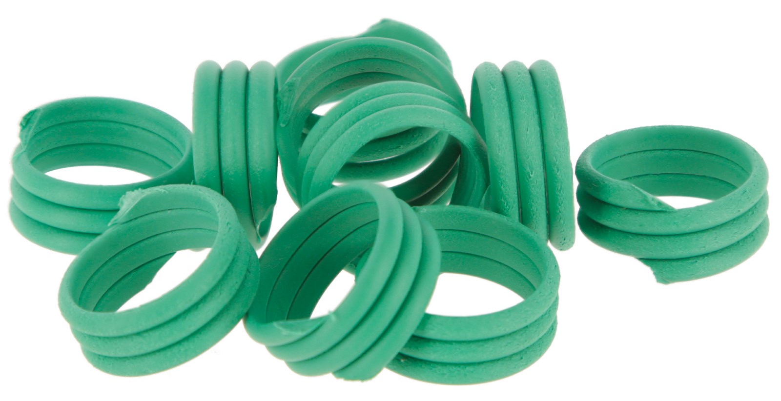 KERBL Spiralringe, grün, 100 Stück 