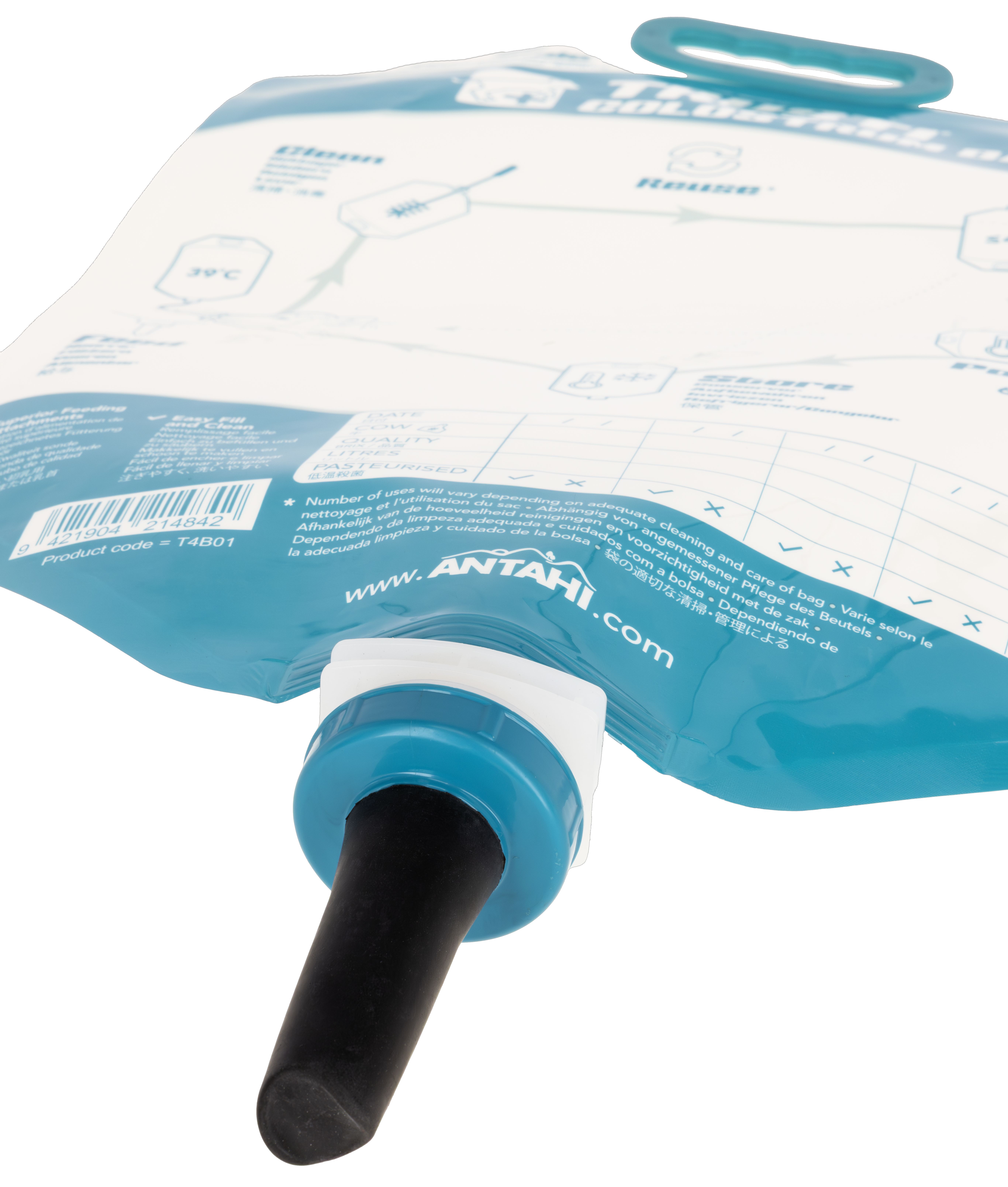 KERBL Antahi Deckel mit Sauger für Colostrum Bag