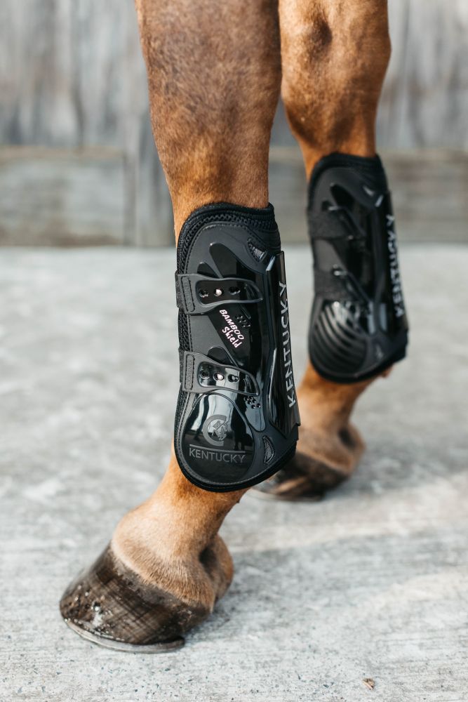 KENTUCKY® HORSEWEAR Springgamasche Bamboo Elastic, schwarz