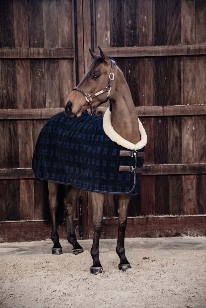 KENTUCKY® HORSEWEAR Turnierabschwitzdecke Heavy Fleece, kariert