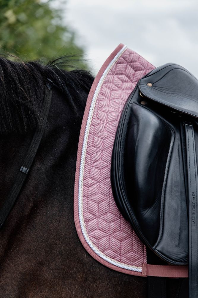 KENTUCKY® HORSEWEAR Schabracke Wolle Dressur, altrosa