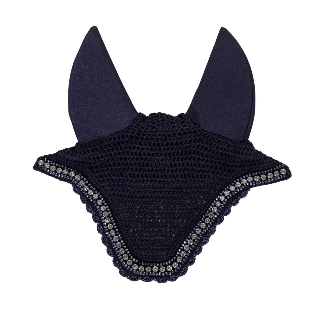 KENTUCKY® HORSEWEAR Fliegenhaube Wellington Big Stone & Pearls, marine