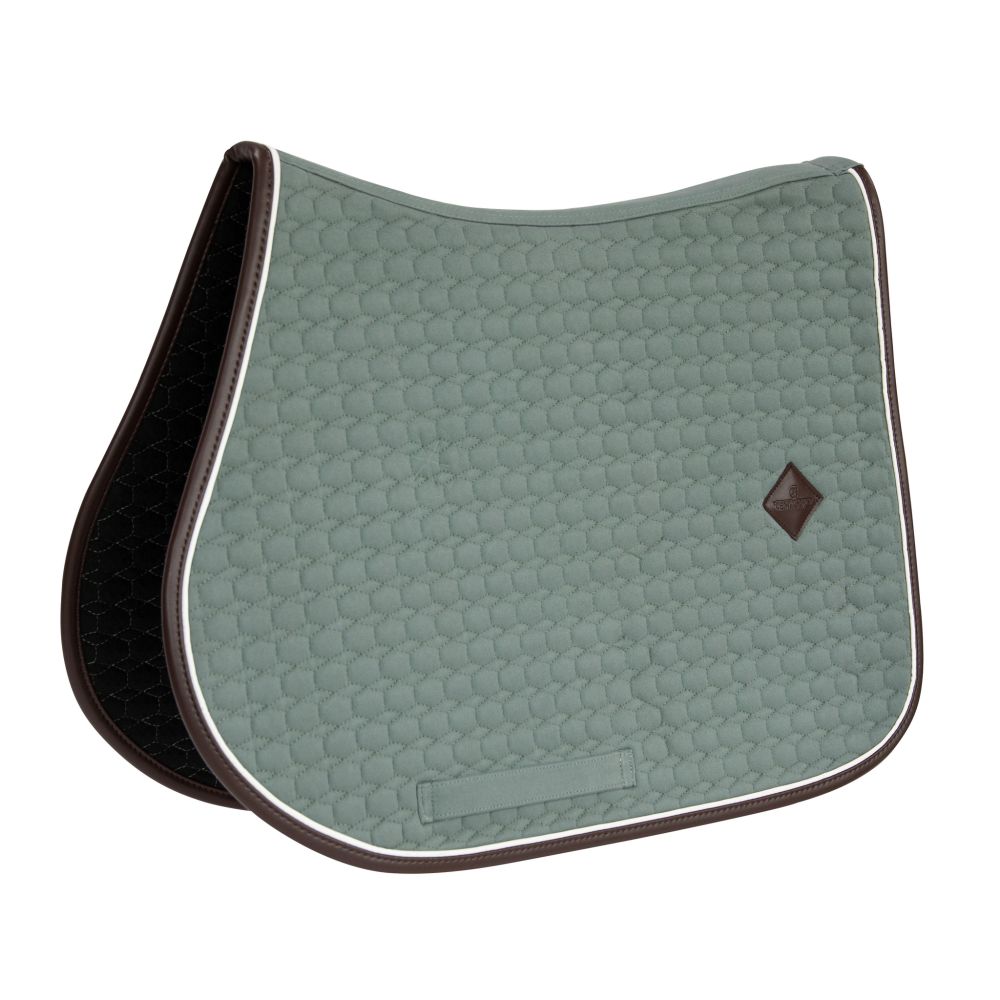 KENTUCKY® HORSEWEAR Schabracke Classic Leder Springen, dusty green