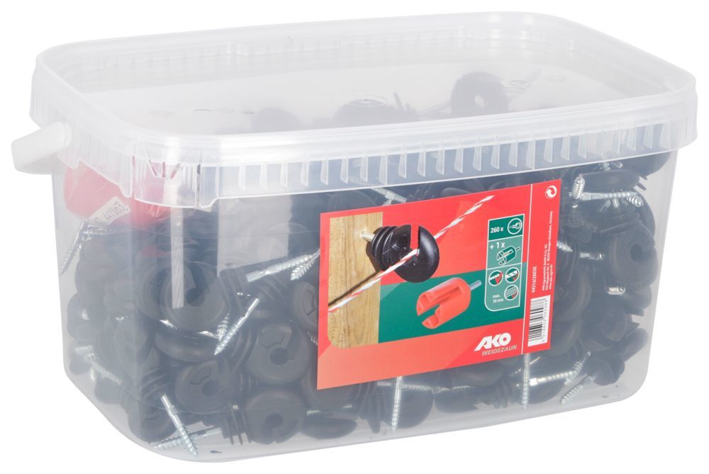 AKO Ringisolator kompakt mit durchgehender Stütze