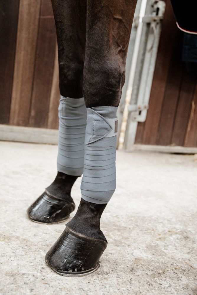 KENTUCKY® HORSEWEAR Repellent Arbeits-Bandagen, 2er-Set, grau