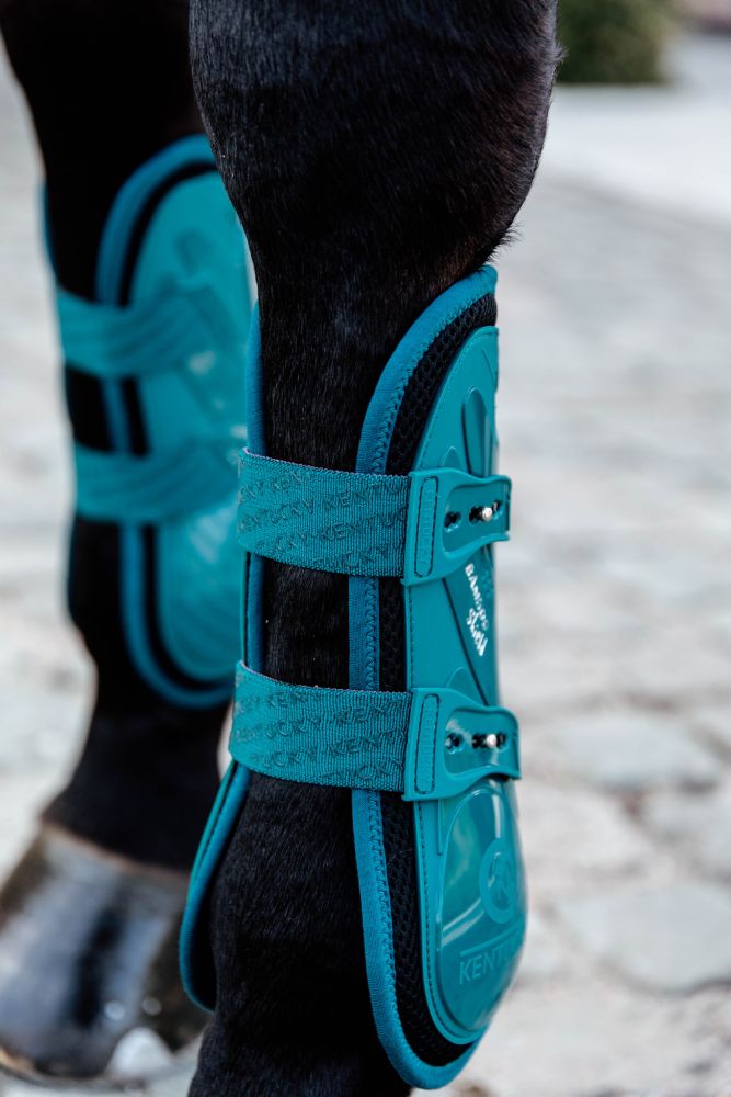 KENTUCKY® HORSEWEAR Springgamasche Bamboo Elastic, smaragdgrün